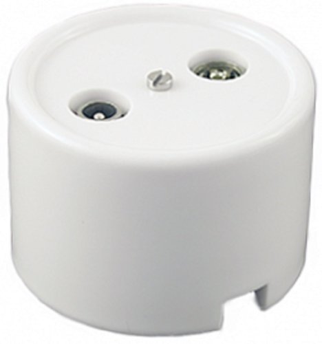 Розетка-ретро TV+R+SAT Оконечная керамика Bironi Лизетта 2-м. белый картинка